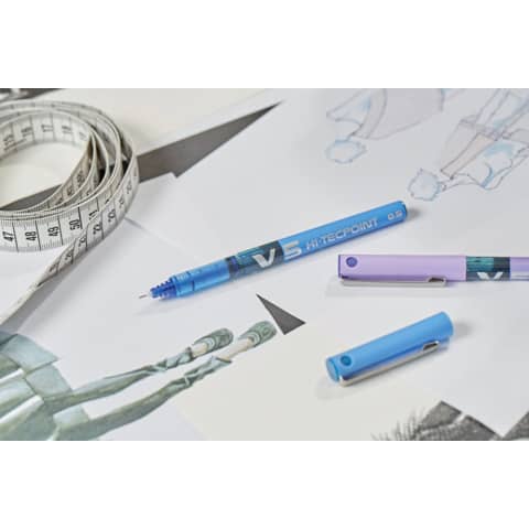 Roller Pilot Hi-Tecpoint V5 0,5 mm blu  011691